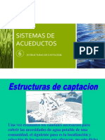 Sistemas de Acueductos: Estructuras de Captación