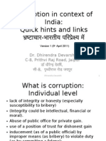 Corruption in Indian Context