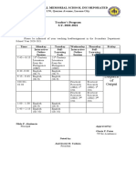 Uccp Magill Memorial School Incorporated: Dispatch of Output