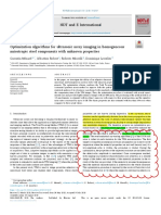 Optimization Algorithms For Ultrasonic Array Imaging in Homogeneous Anisotropic Steel Components With Unknown Properties