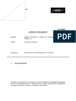 DIAS CALENDARIOS 109-18 - EPS GRAU S.A. - Ampliación de Plazo