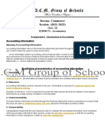 Assignment CH-1 Introduction To Accounting