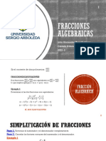 Presentación Fracciones Algebraicas