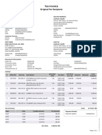 Tax Invoice: Original For Recipient