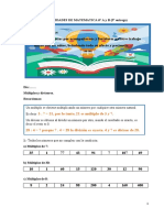 Actividades de Matemática 5° Entrega