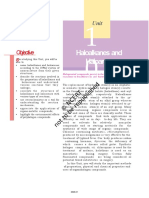 Haloalkanes and Haloarenes: Objective S