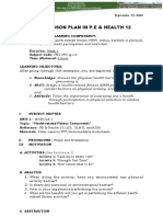 Dailylesson Plan in P.E & Health 12: Preventing It Combat Barriers On Physical Activity, and On One's Diet