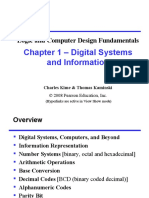 Chapter 1 - Digital Systems and Information: Logic and Computer Design Fundamentals