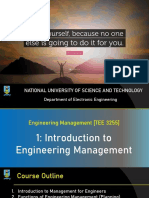 Engineering Management 1 - Intro