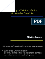 Biocompatibilidad de Los Materiales Dentales