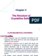 The Structure of Crystalline Solids