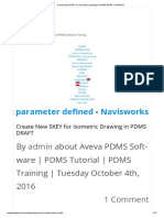 Create New SKEY For Isometric Drawing in PDMS DRAFT - PDMSid