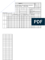 Identificacion de Peligros, Evaluacion de Riesgos y Medidas de Control - Linea Base