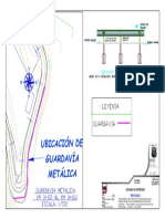 Plano de Guardavía Metálico - Huayllaca-Guradavía