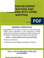 Law Enforcement Operations and Planning With Crime Mapping: Prepared By: John Patrick B. de Jesus