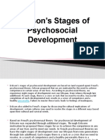 Eriksons Stages of Psychosocial Development