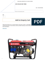 Kama Diesel Generator Air Cooled Kde 7000e