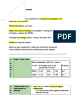 MYP 1 - Cri. C Summative - Science