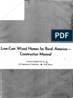 Low-Cosf Wood Homes For Rural AmericaConstruction Manual