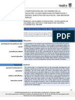 La Participacion de Los Padres en La Educacion Su Influencia en Autoeficacia y Control Ejecutivo de Sus Hijos. Una Revisión