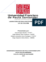 Laboratorio de Fisica Electromagnetica Ley de Coulom
