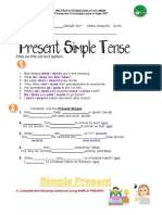 WORKSHEETS 6°present Simple