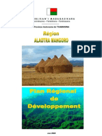 Plan Régionale de Développement - Alaotra Mangoro (Région Alaotra Mangoro - 2005)