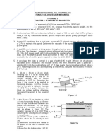 Tutorial 1 - Chapter 1 Fluid Properties