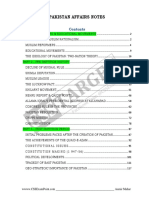 Compiled Pakistan Affairs Notes