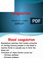 Coagulation: Wednesday, Dece Mber 08, 2021 Presented by U A.Alborai