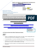 Mid Exam - General Pathology Ii - Siahs - Karim Ullah - Su-17!01!154-012