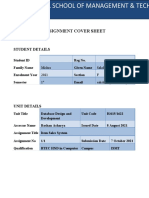 Database Assingment - Saksham Mishra Section F