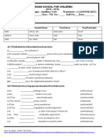 Udgam School For Children Subject: English Topic: Auxiliary Verb Worksheet: 2 (ANSWER KEY) Name: - Class: VII Sec: - Roll No: - Date