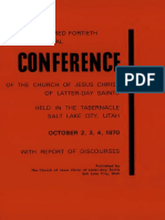 LDS Conference Report 1970 Semi Annual