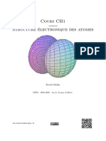 CH1 Structure Electronique Atome