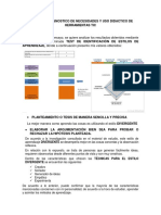 Ensayo de Diagnostico de Necesidades y Uso Didactico de Herramientas Tic