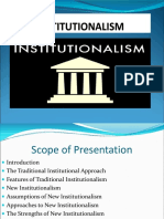 Module 5 POLSCI 101 Institutionalism