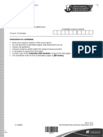 Chemistry Paper 2 HL 2018 Nov