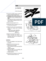 Group 5 Swing Device: 1. Removal and Install of Motor