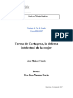 Teresa de Cartagena, La Defensa Intelectual de La Mujer. José Muñoz Tirado