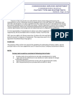 Commissioning Services Department Commissioning Manual Factory Type and Routine Tests