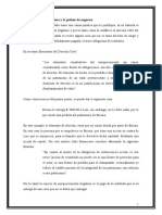 Enriquecimiento Ilegitimo y La Gestion de Negocios