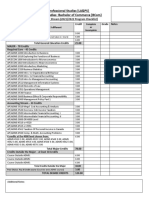 Faculty of Liberal Arts and Professional Studies (La&Ps) School of Administrative Studies-Bachelor of Commerce (Bcom)