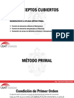 Semana 2 - Método Primal