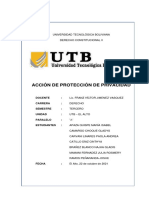 Acción de Protección de Privacidad