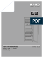 Instructions For Use Wine Climate Cabinet