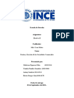 Fusión y Escisión de Las Sociedades Comerciales1