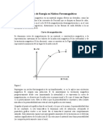 Perdidas de Energía en Núcleos Ferromagnéticos