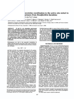 (Nifese) Hydrogenases: Evidence Selenocysteine Coordination Active The Desulfovibrio Baculatus