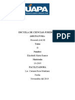 Tarea 2 de Procesal Civil III